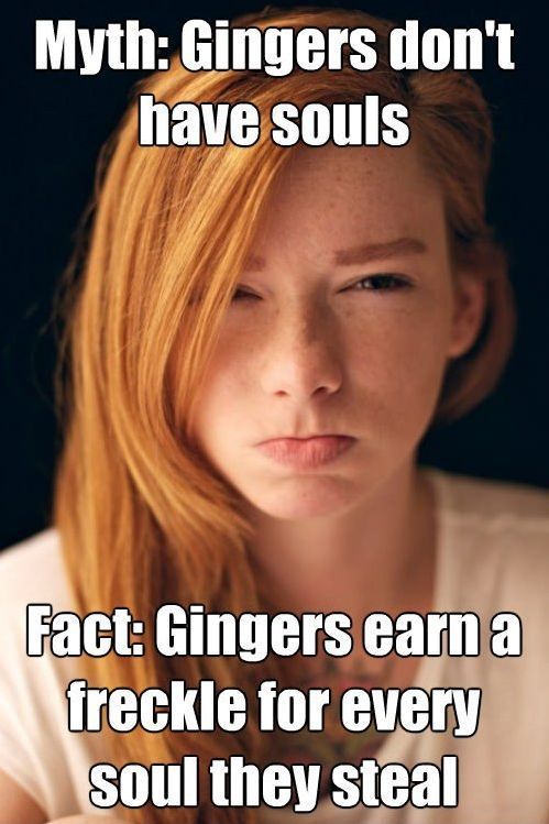 Do gingers steal souls?