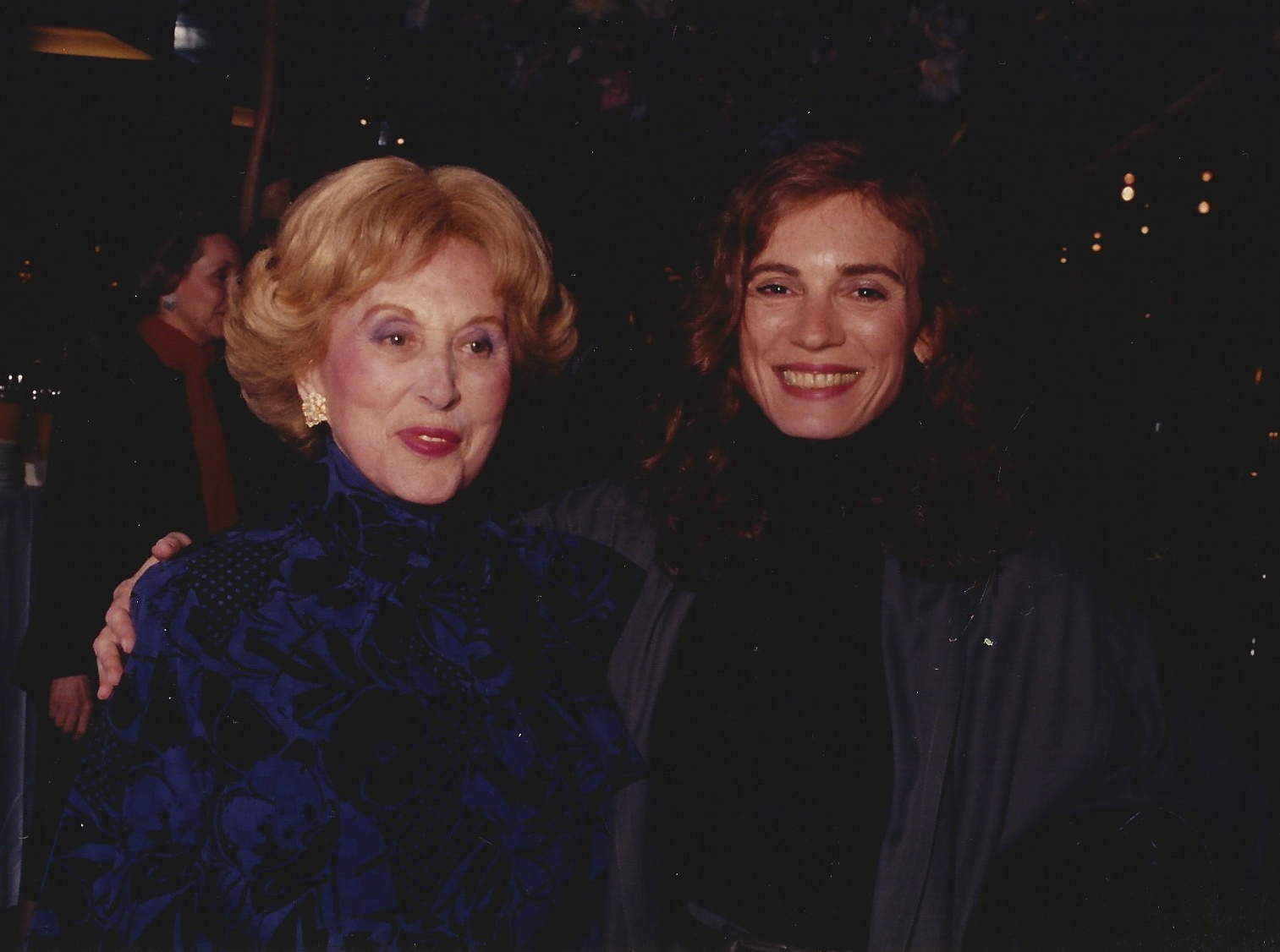 Felicia Milewicz with Estée Lauder herself.