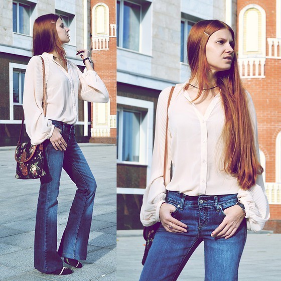 Flare pants outfit idea  How to style flared pants, Outfits