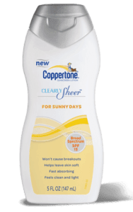 Coppertone® ClearlySheer® Sunny Days Body Lotion
