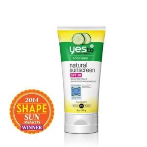 YES TO CUCUMBERS NATURAL SUNSCREEN SPF 30