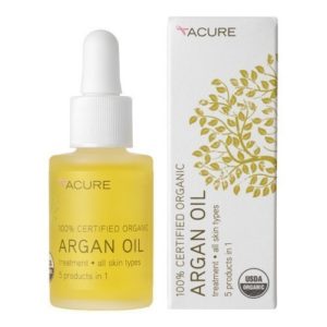 Acure Moroccan Argan Oil: We swear by Acure Moroccan Argan Oil. I love it in part because it is sustainably harvested and gives work to a woman's cooperative there. <br/>