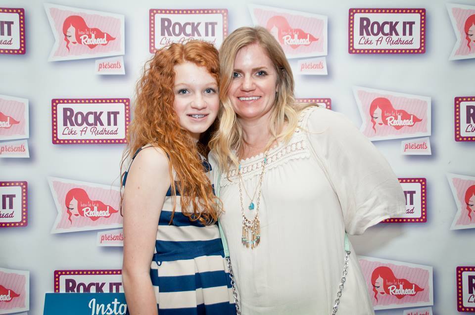 Maci photographed with her mother at the Austin RILAR Event in April 2015.