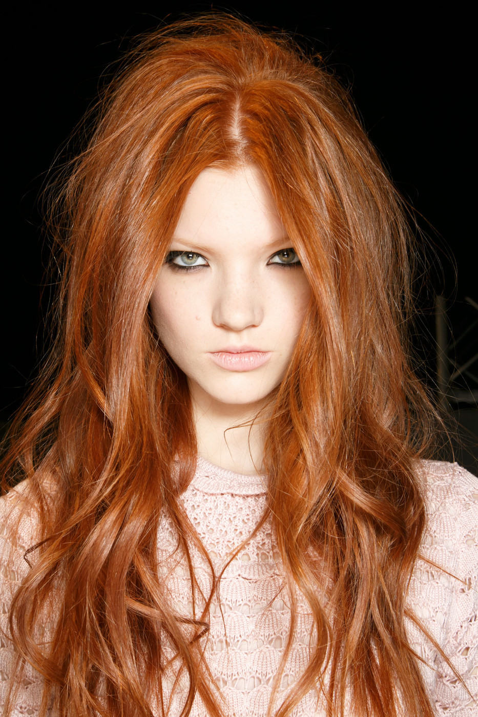 Model With Red Hair