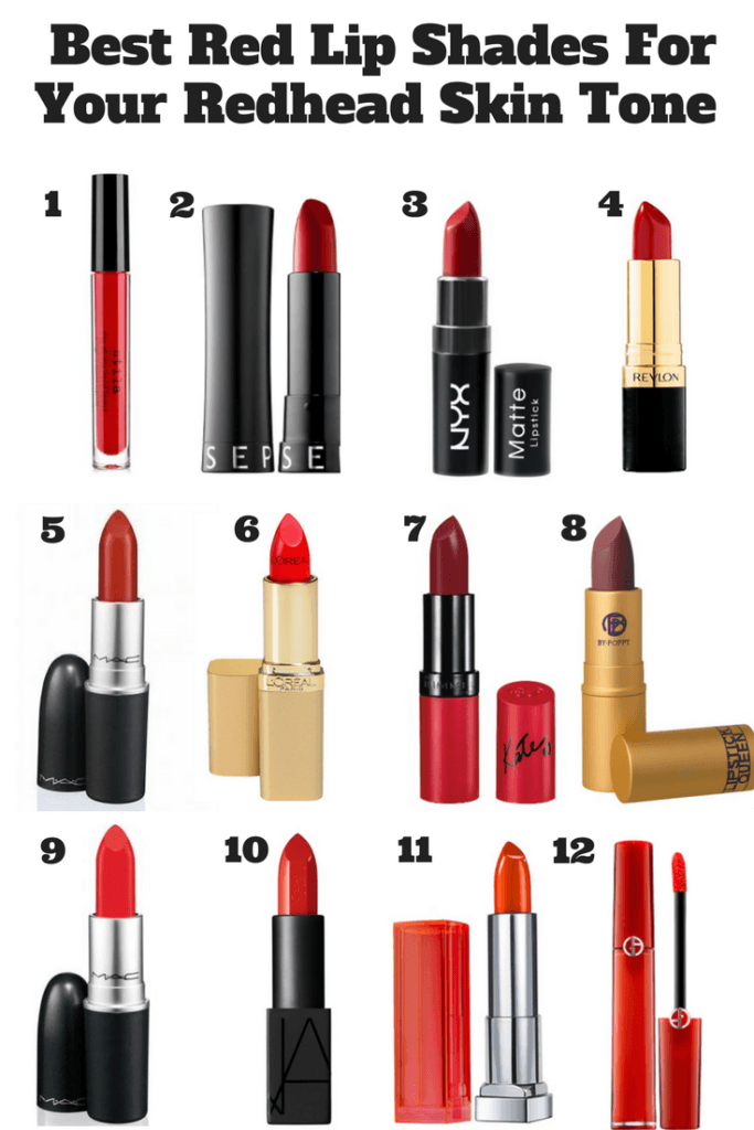 Best Red Lip Shades For Your Redhead Skin Tone