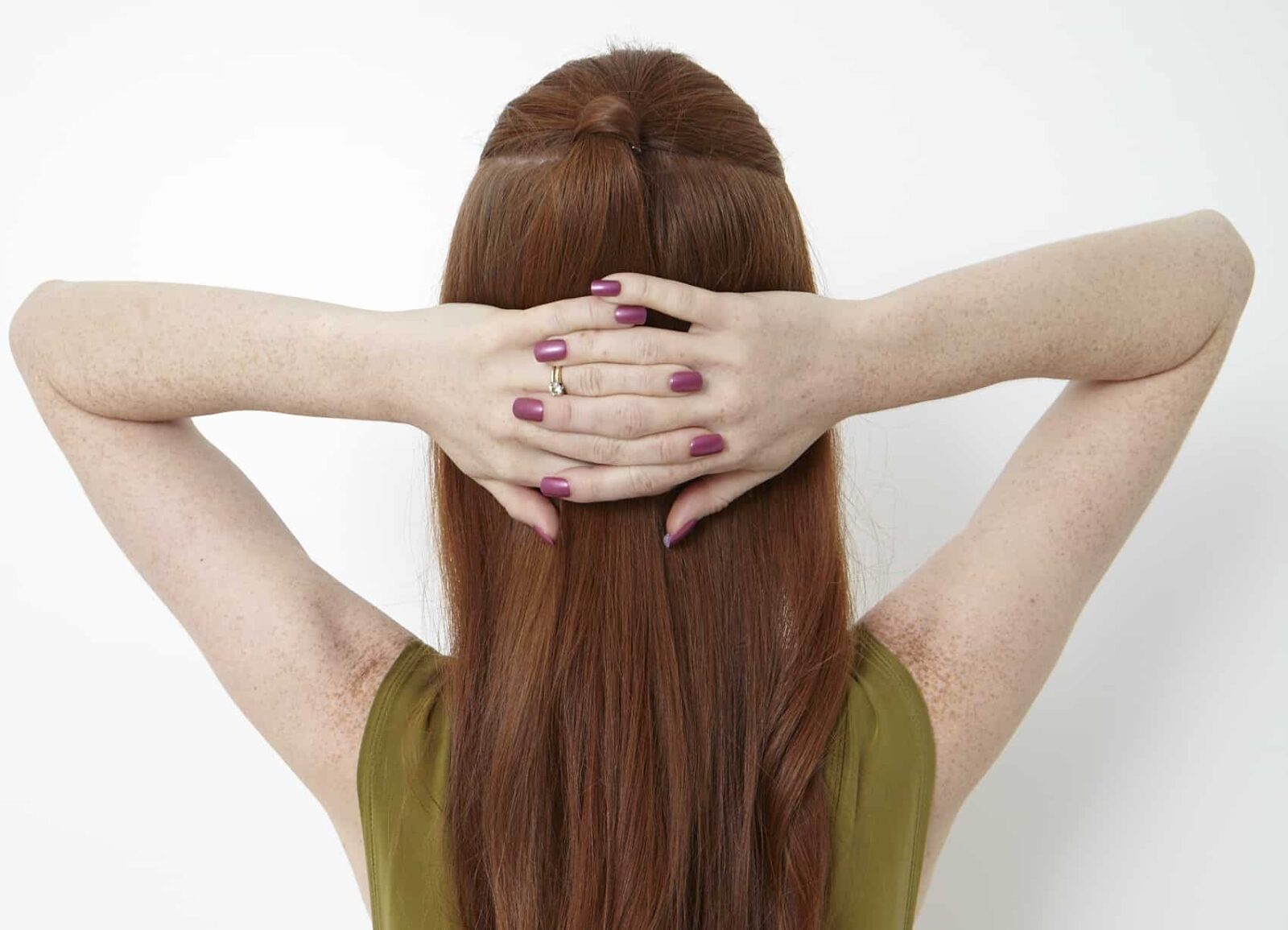 summer nail polish color for redheads