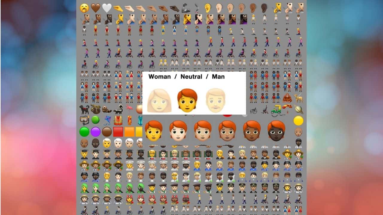 Apple Releases Gender Neutral Redhead Emoji