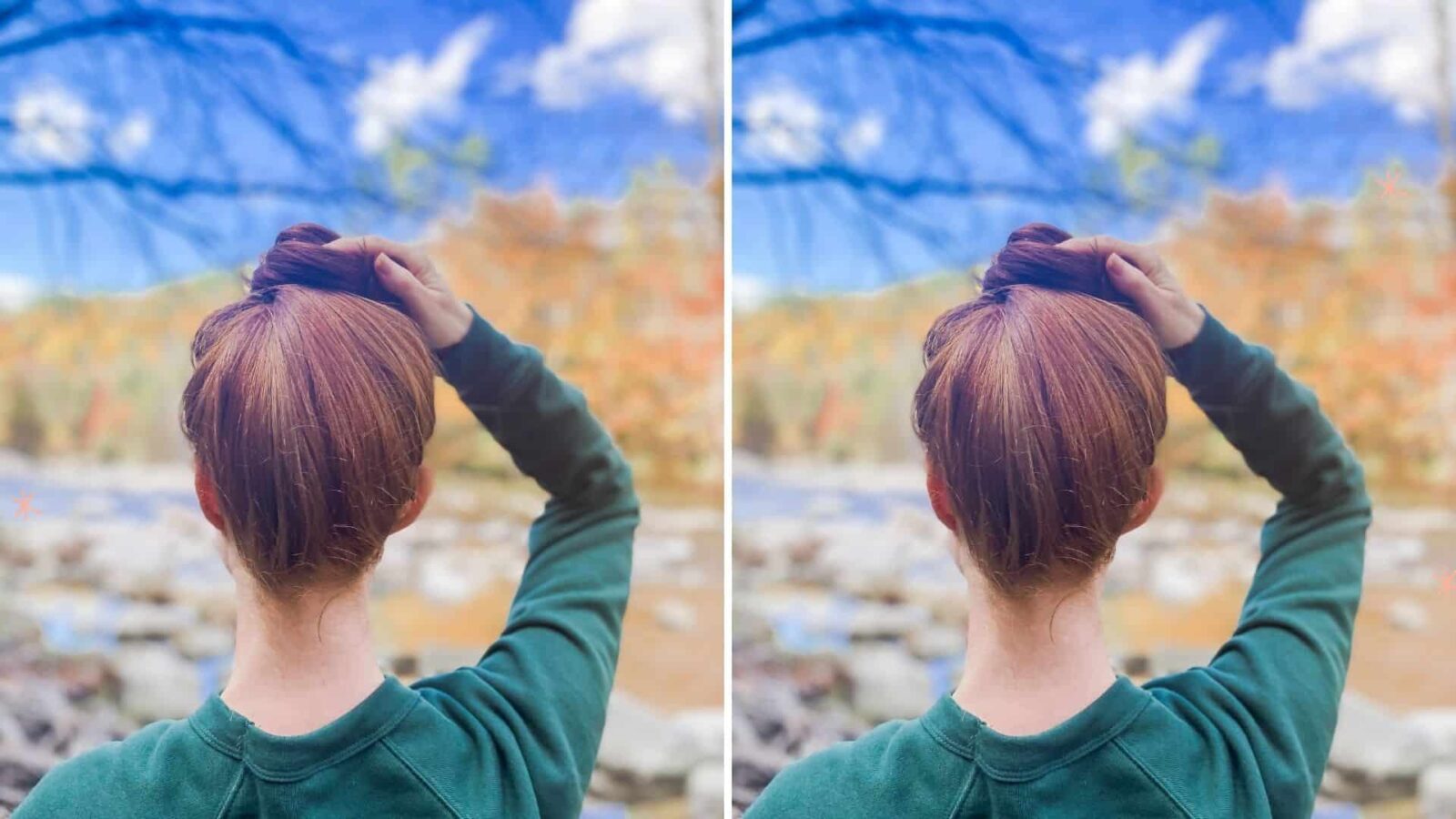 Redheads Commonly Have A Blonde Streak On Nape Of The Neck