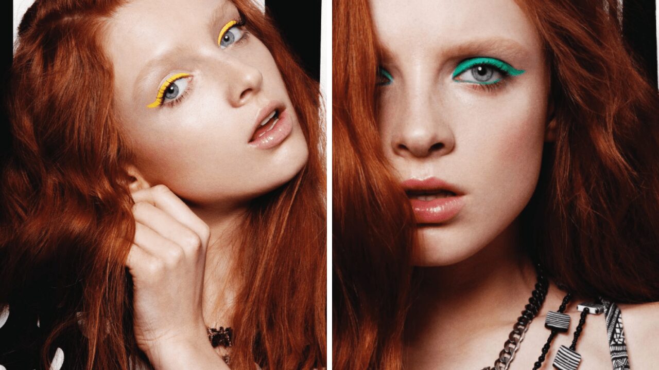 Redheads: Don’t Sleep on the Bright Eyeliner Trend—Here’s Why