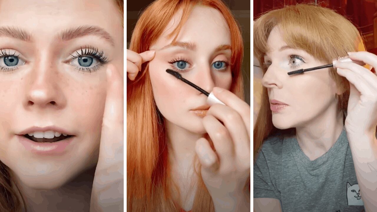These Easy TikTok Hacks Made Our Redhead Lashes Look Like Falsies