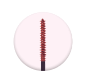 flake and feather resistant brush badge