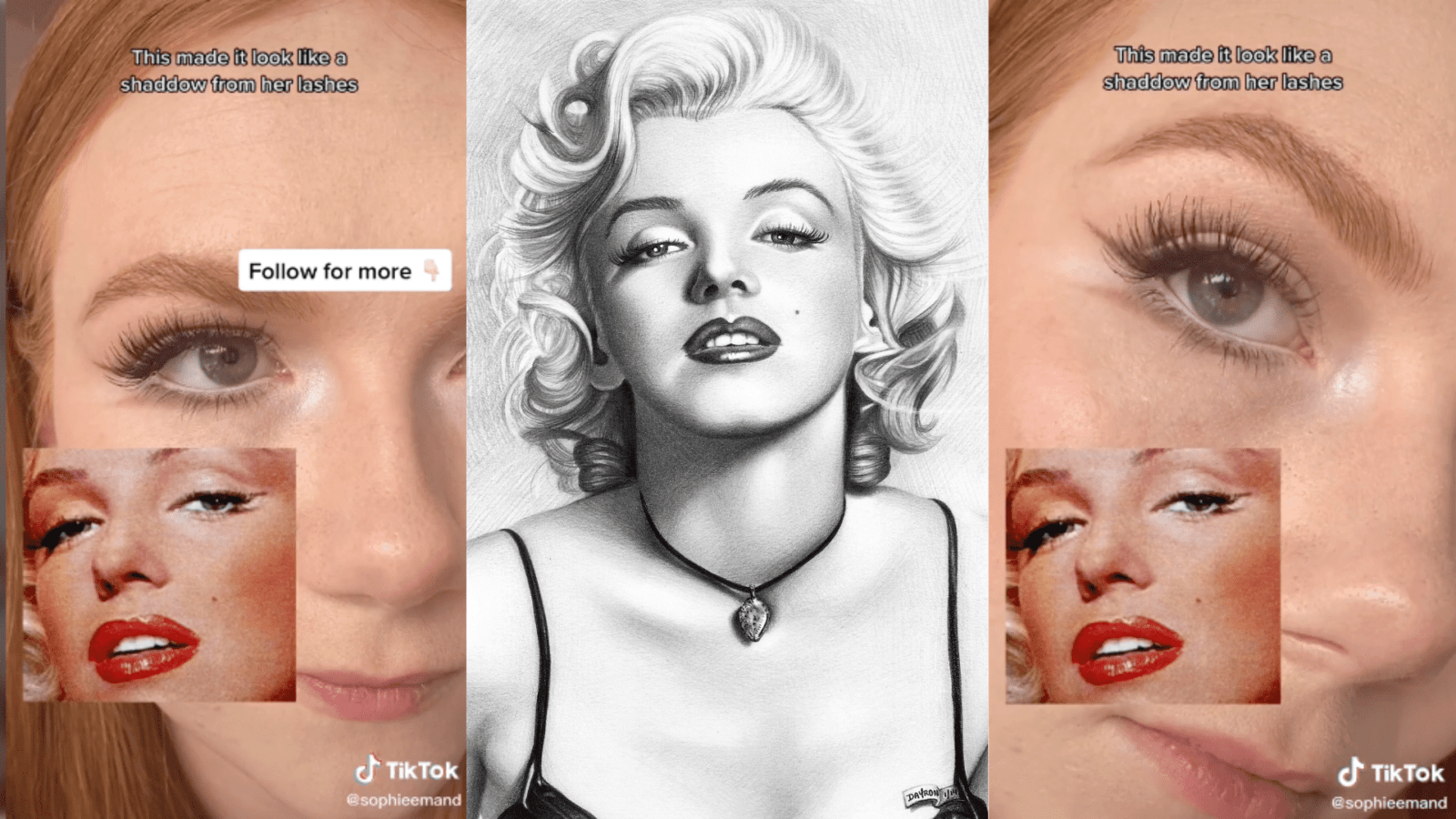 How Redheads Can Fake Thick, Long Eyelashes Like Marilyn Monroe