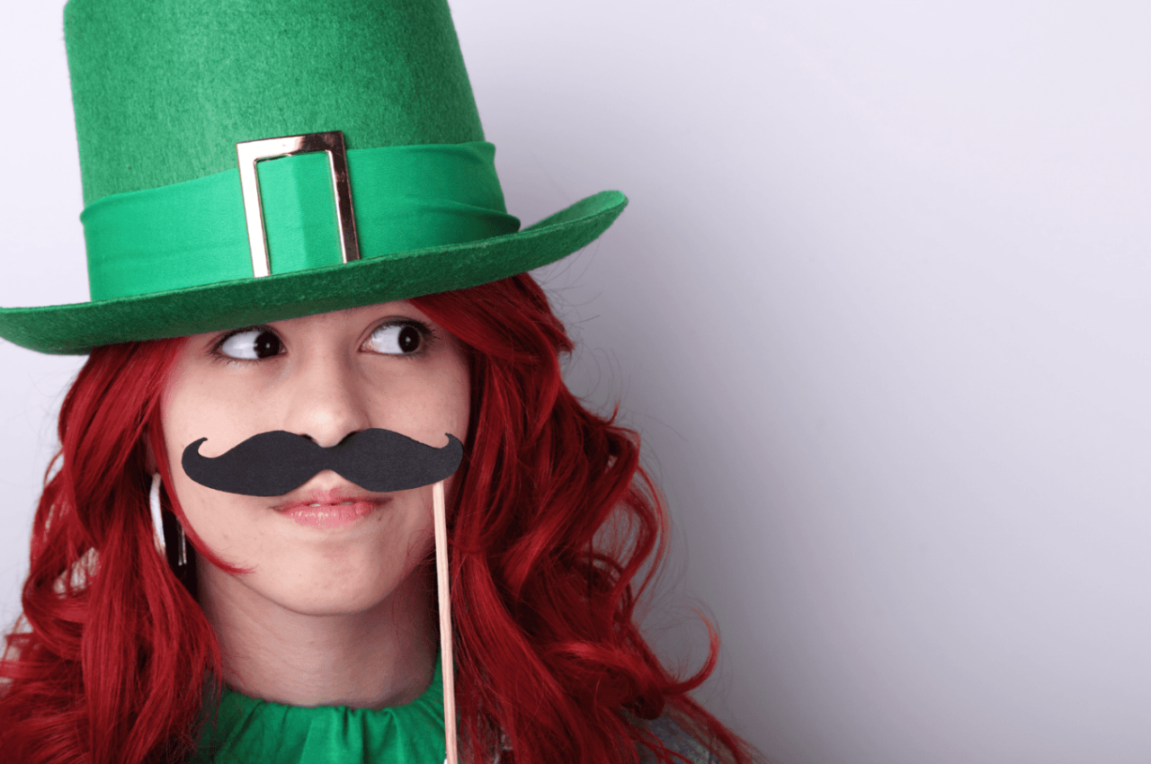 Why did leprechauns wear red?
