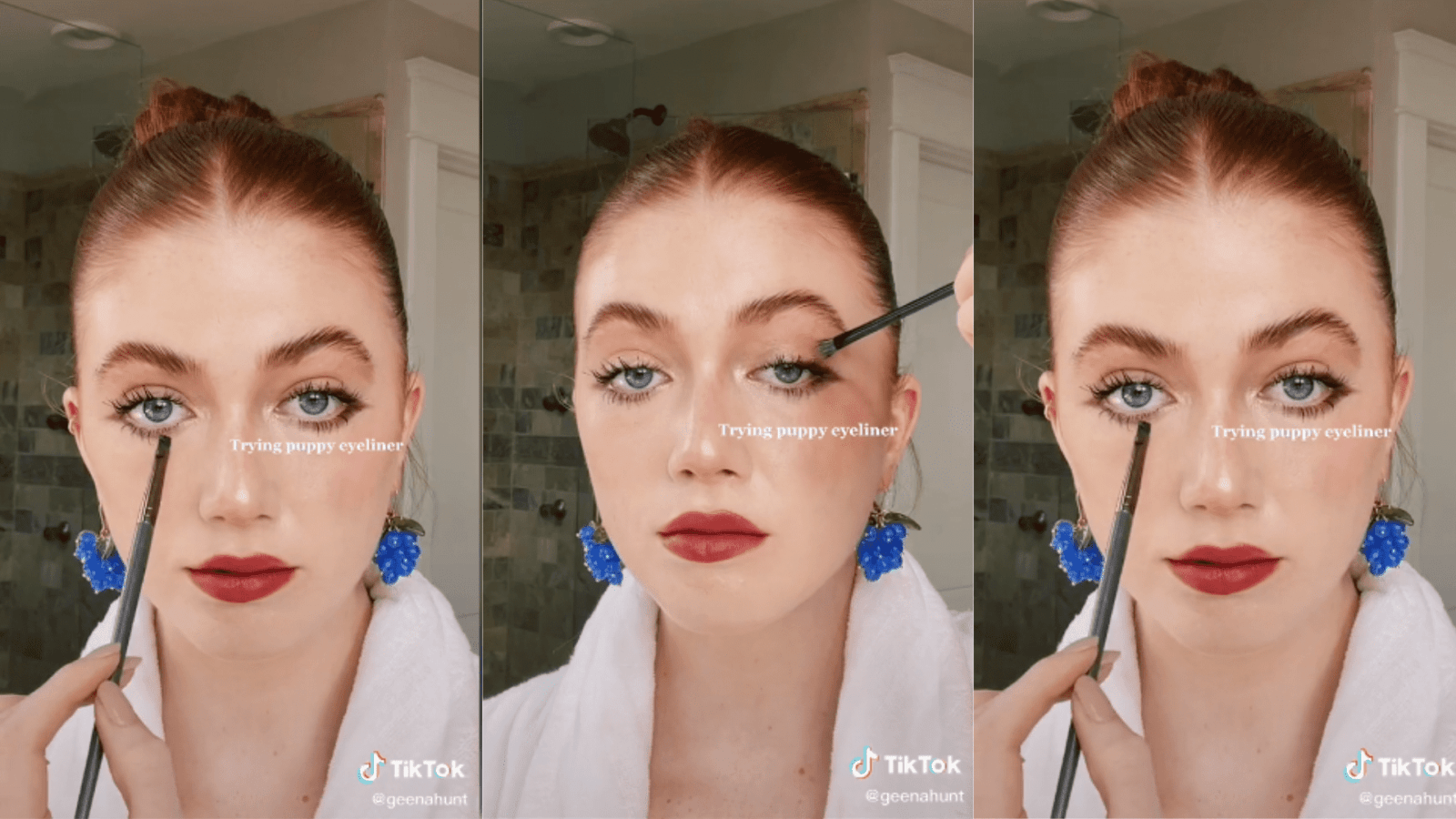 Puppy Eyeliner Is The TikTok Trend Redheads Need To Try