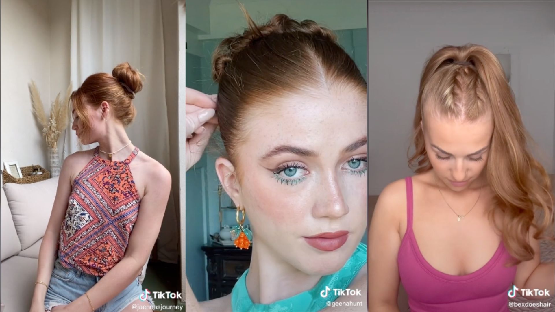 Quick & Cute TikTok-Approved Hairstyles For Redheads This Summer