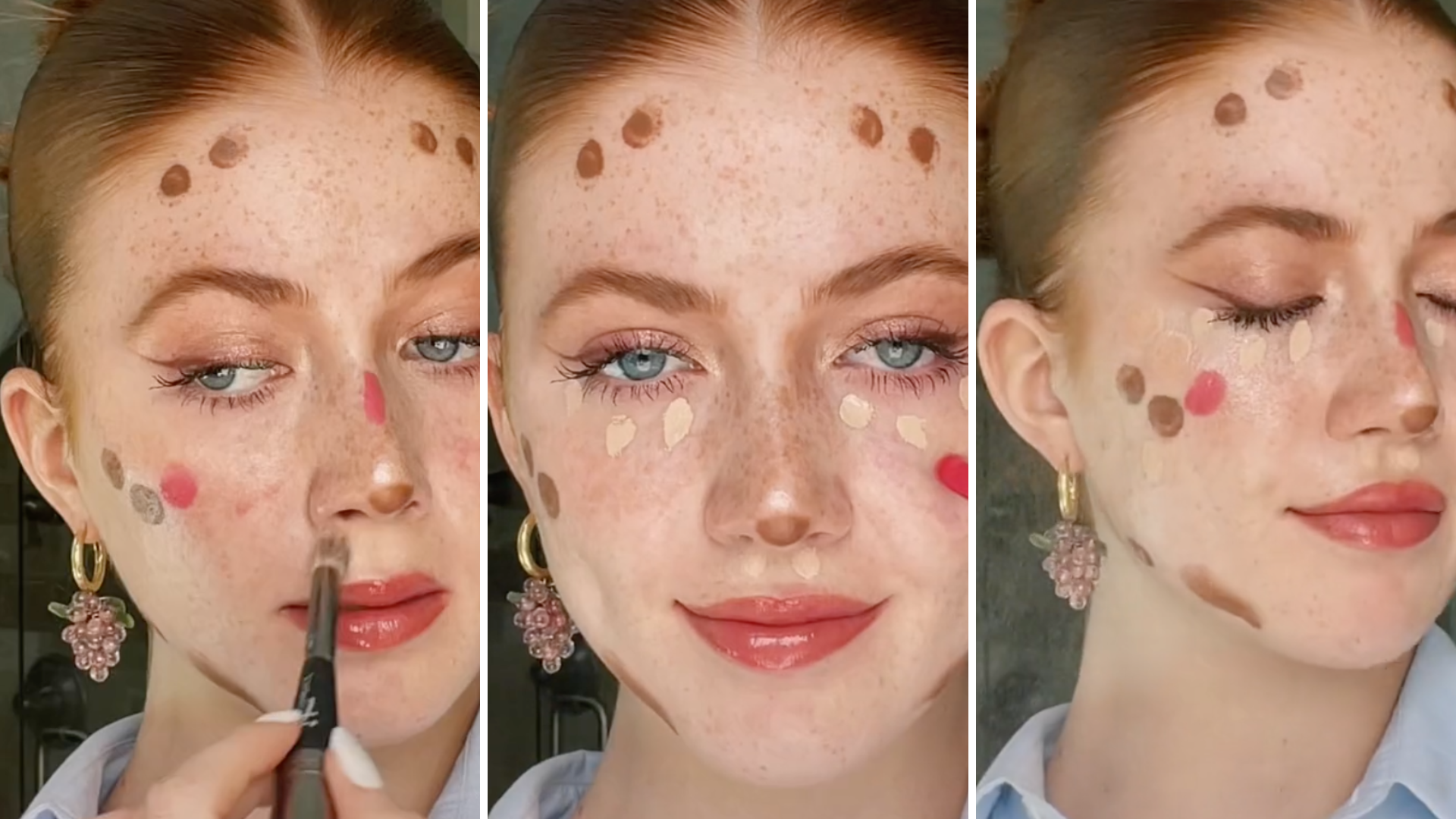 We Tried The Dot Method Makeup Hack: This Is Our Verdict For Redheads