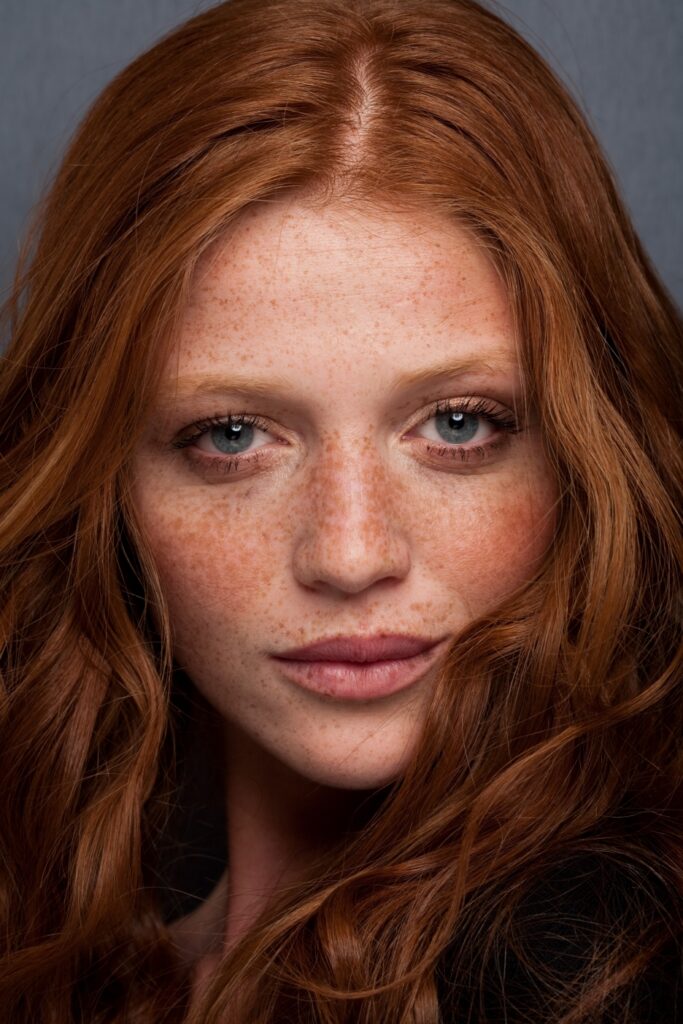 redhead natural makeup look