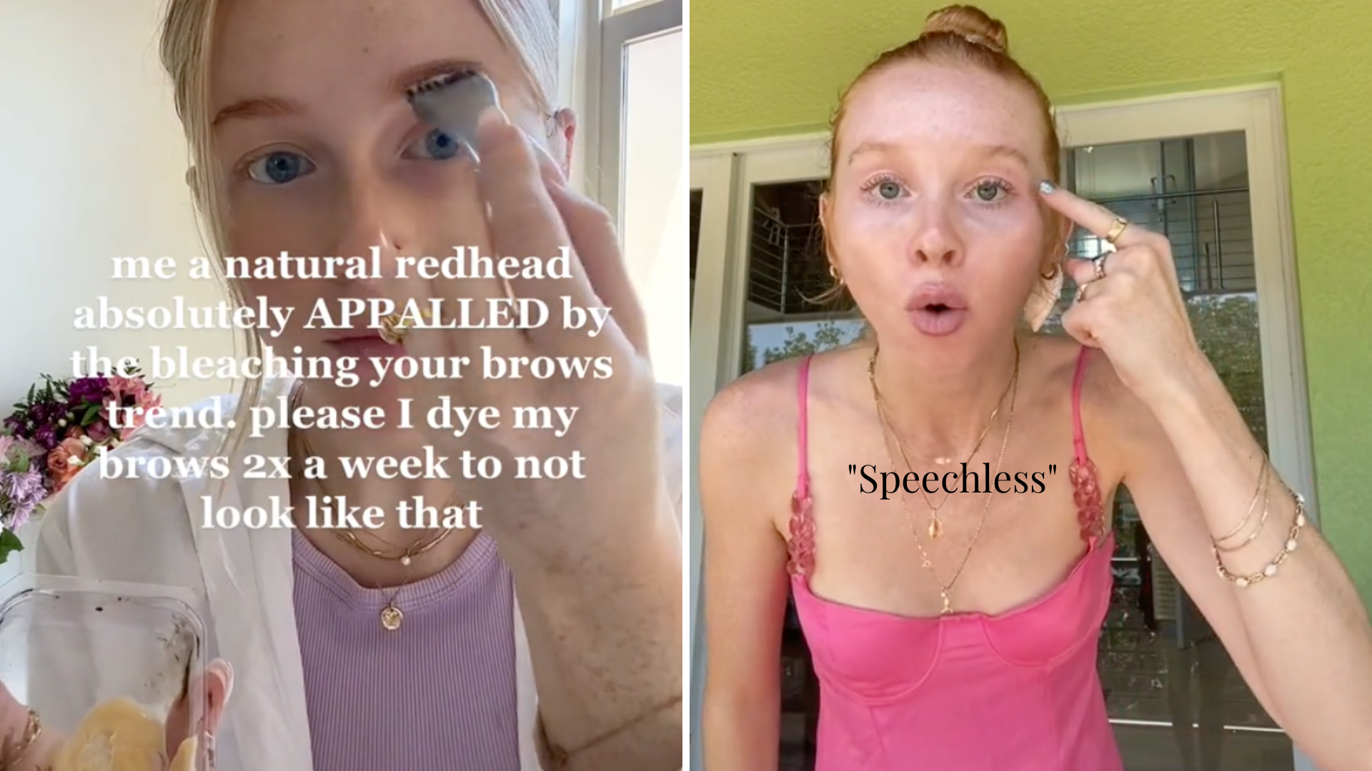 The Bleached Eyebrows Trend Is Very Popular: This Is What Redheads Have To Say About It