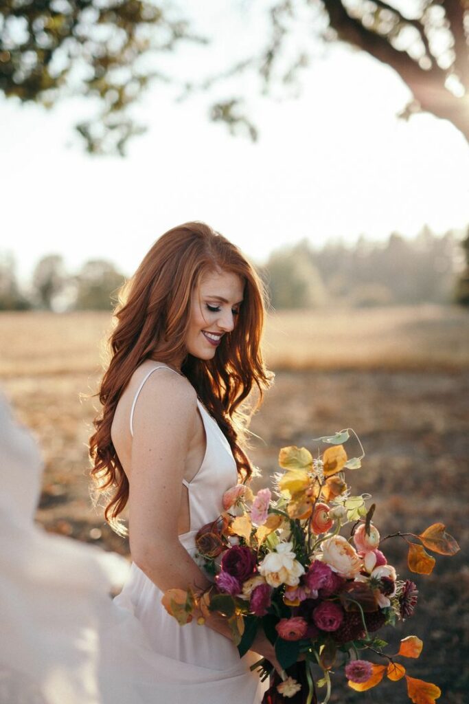 fall wedding guide for redheads