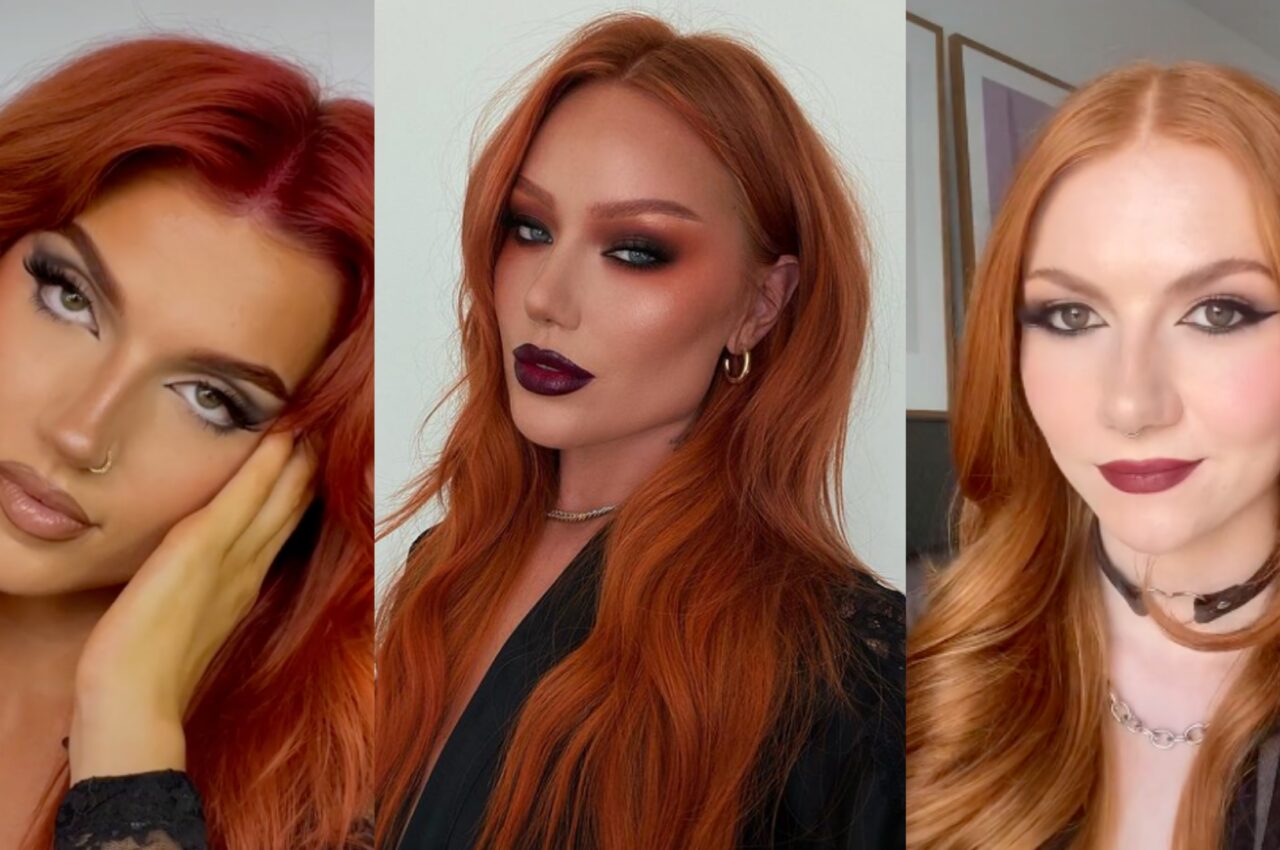 redhead makeup