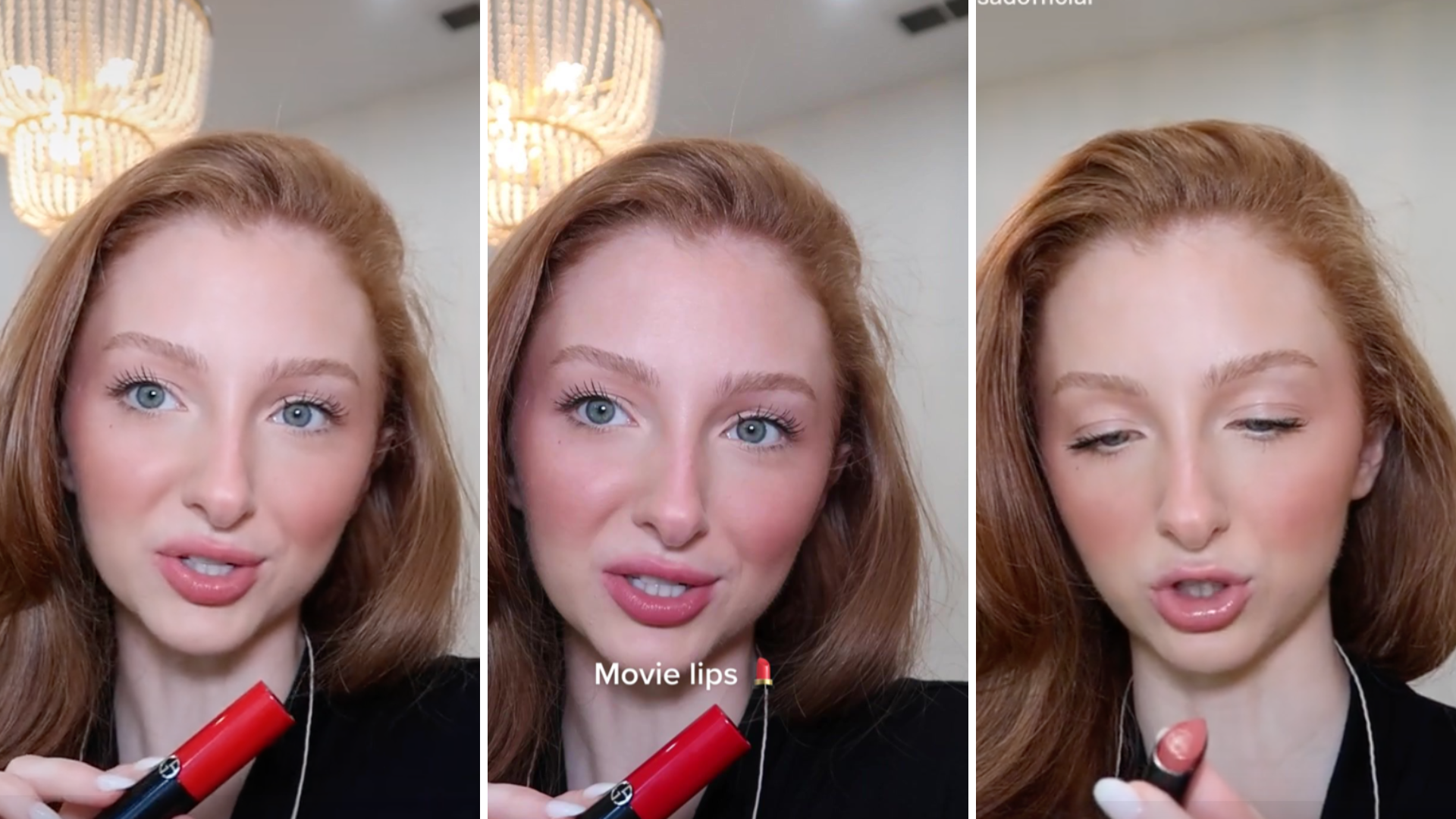 TikTok’s “Movie Lips” Is the Romantic Redhead Makeup Trend We Love
