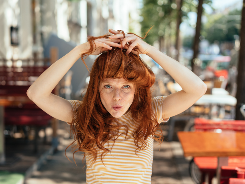How Redheads Can Get In On The Baby Bangs Trend