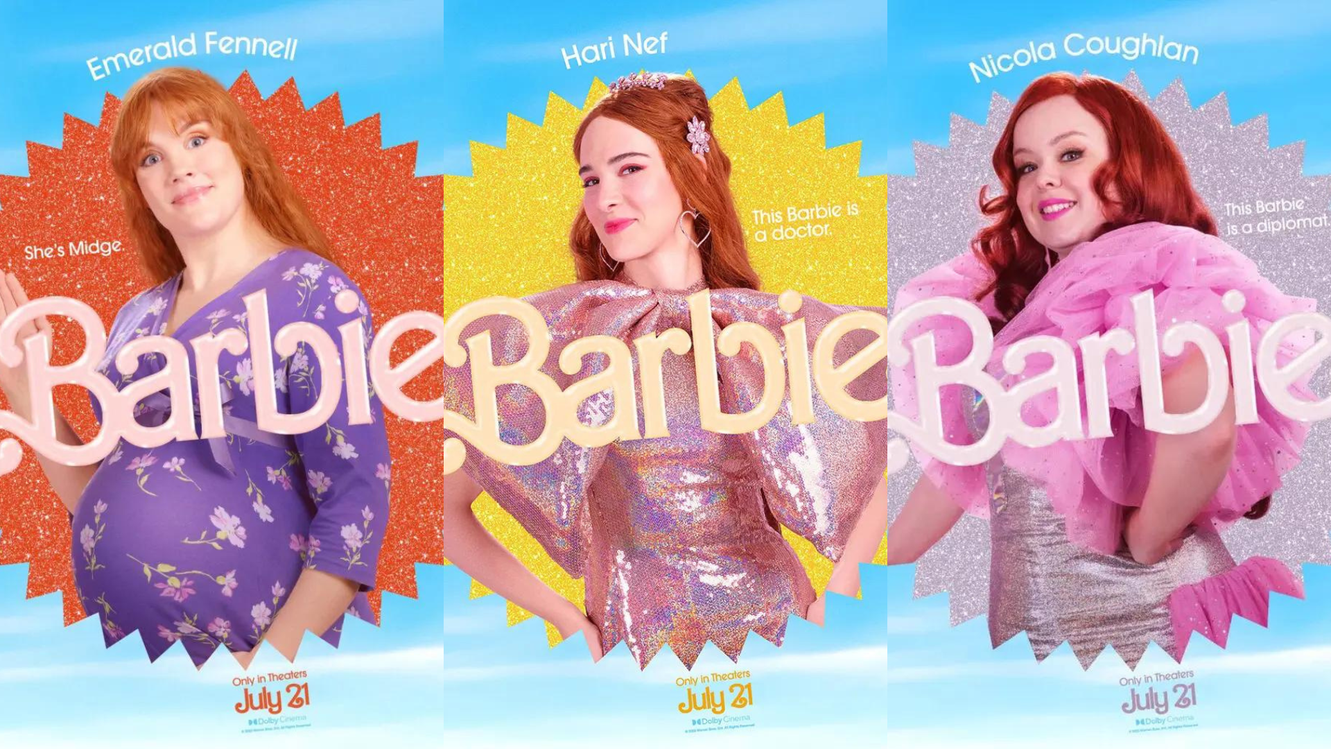 Here Are The Redhead Actors Playing Barbie in the New Live-Action Movie